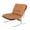 Brown, variant on Leumius Modern Accent Chair Leather Armchair with High Back,Metal Legs,Soft Padded for Living Room/Office,Black