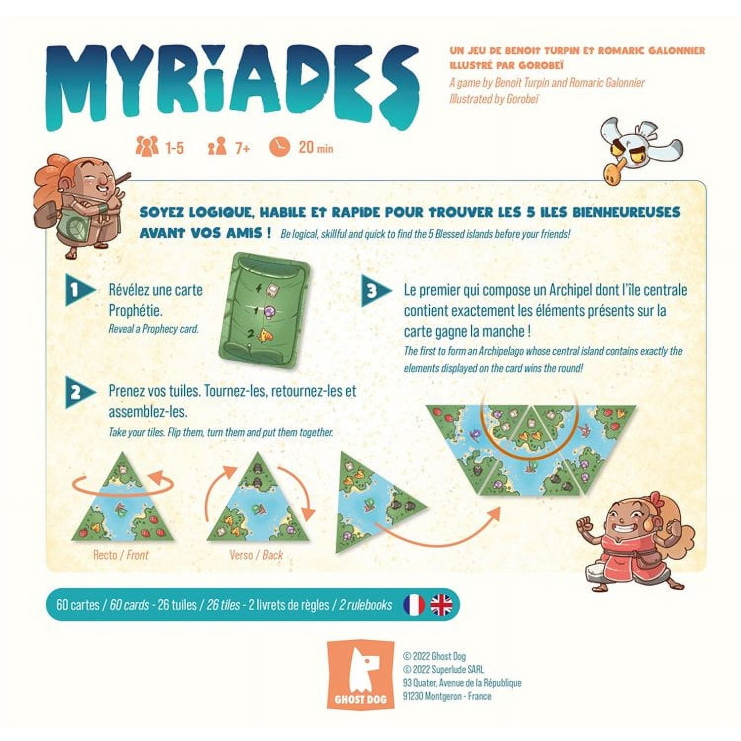 "Ghost Dog Games : Myriades - Jeu de société pour enfants de 7 ans et plus"