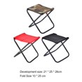 thumbnail image 2 of Taburete plegable Wdftyju Ligero para acampar al aire libre 2pcs, 2 of 6