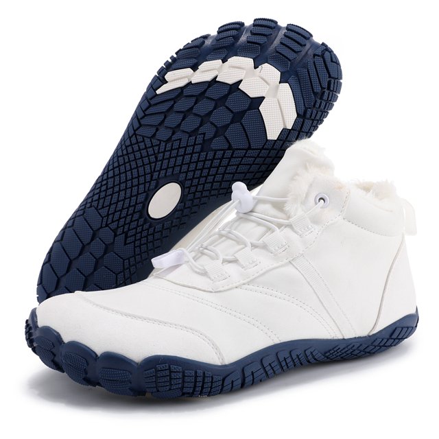 Botines Altos Botas Nieve Invierno Ligeras para Viajes Al Aire Libre (36) Blanco