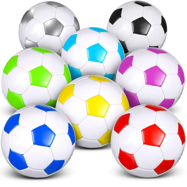 Juego de balones de fútbol HyDren, 8 unidades, tamaño 4, con bomba de 20 cm