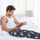 thumbnail image 5 of Fotbe Llamas 1 Pantalones de Pijama para Hombre, Pantalones de Dormir, Pantalones de Casa con Cintura Ajustable y Bolsillos-Medium, 5 of 6