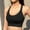 Black, variant on Joau Racerback Sports Bras for Women Seamless High Impact Support Bra Seamless Padded Yoga Bras Gym Workout Fitness Bra Activewear Bra