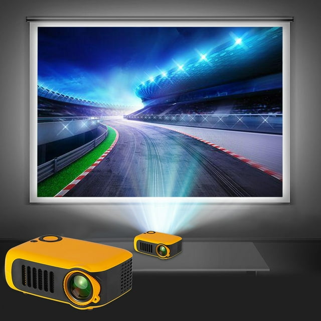 TopLLC Mini Portable LED Outdoor Micro HD 1080P Cell Phone Projector Projector(U.S.)