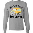 thumbnail image 3 of Inktastic Worlds Best School Bus Driver Long Sleeve T-Shirt, 3 of 5