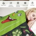 thumbnail image 3 of Nawypu Pickle Blanket Just A Girl Who Loves Pickles Throw Blankets Cozy Flannel Blanket Plush Lightweight Blanket Pickle Gifts for Girls Boys Women Pickle Lovers Adults for Couch Sofa Bed, 3 of 6