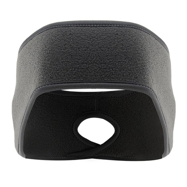 Ciclismo Diadema de cola de caballo de vellón para exteriores Yoga Running Fitness Warm Sweatband (Gris) Ehuebsd Para estrenar
