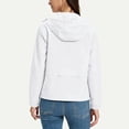 thumbnail image 5 of GUACER Womens Lightweight Hooded Windbreaker Jacket, Waterproof Zip-Up Rain Coat with Pockets for Travel & Hiking, 5 of 8