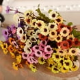 thumbnail image 6 of SPRING PARK 24 Heads 1 Piece Artificial Mini Flowers Bouquets Silk Arrangements Bridal Home DIY Garden Office Dining Table Wedding Decor, 6 of 7