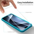 thumbnail image 2 of SmartDevil 2/4 Pcs Screen Protector for iPhone 16 Pro Max 15 Pro 15 14 13 12 Tempered Glass 9H HD Front Film for iPhone 16, 2 of 6