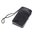 thumbnail image 3 of Radio AM FM portable, casque noir, haut-parleur intégré enfichable, radio transistor AM FM, 3 of 4