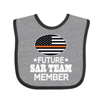 Inktastic Future Sar Team Search and Rescue Member Boys or Girls Baby Bib