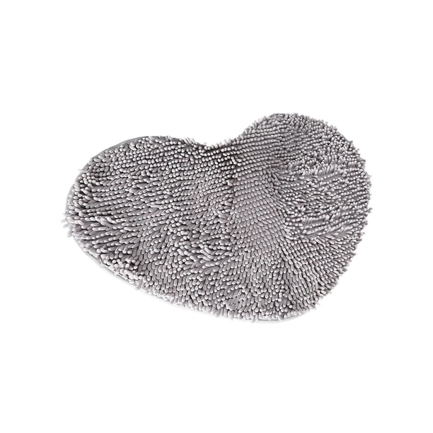 Yhmxh Alfombrillas de baño para baño Alfombra de baño Felpudo con forma de corazón, absorbente, antideslizante, para baño, entrada, ceremonia de boda Decoración del baño