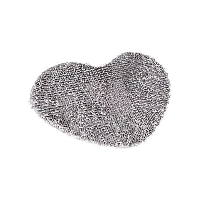 Yhmxh Alfombrillas de baño para baño Alfombra de baño Felpudo con forma de corazón, absorbente, antideslizante, para baño, entrada, ceremonia de boda Decoración del baño
