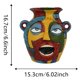 thumbnail image 3 of Maceta abstracta con rostro y expresión – Maceta de resina para plantas de interior, decoración artística para el hogar, contenedor para suculentas con asas, 3 of 6