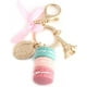 thumbnail image 5 of Macaron Llavero Aleación Lindo Colorido Macaron Torre Eiffel Colgante Coche Charm Decoración para el Hogar Niños Regalo de Fiesta de Navidad (12*4*2cm-Verde) JM, 5 of 5