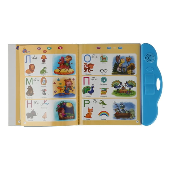 Russian Learning Machine, Electronic Sound Book Educational Learning Interactive Toy For Kids Boys And Girls