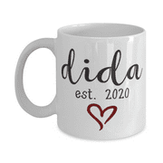 Promoted to Dida Established Year 2020 - Baby Pregnancy Announcement Gift for New Grandma Grandmother
