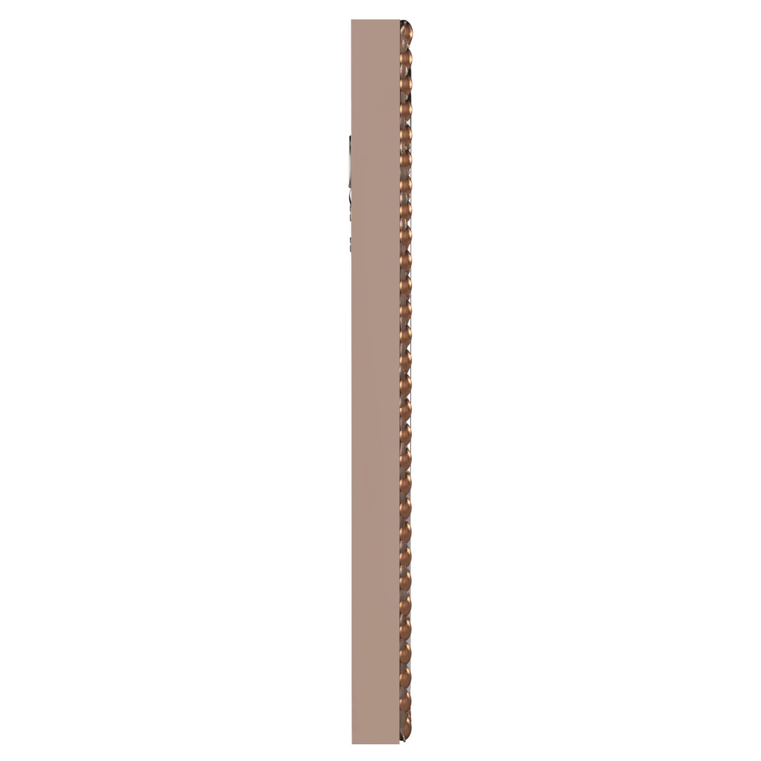 Tyler Dillon Square Wall Mirror with Layered and Scalloped Frame 57" x 57"