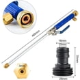 thumbnail image 3 of High Pressure Power Washer Attachment Wand, Hydro Jet Water Hose Nozzle,Watering Sprayer Cleaning Tool, Wand Lance for Gutter Patio Car Pet Window Glass, 3 of 8