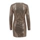 thumbnail image 4 of Vestido sexy de fiesta ajustado con cuello en V para mujer: diseño cruzado, abertura lateral, silueta en A, poliéster, adecuado para la noche/eventos, 4 of 5
