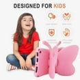 thumbnail image 6 of Cute Butterfly Case for Fire Max 11 Tablet (2023 Release, 13th Generation) & Google Pixel Android Tablet 11" - Shockproof Durable EVA Foam Case Lightweight Sturdy Hard Cover with View Kickstand, Pink, 6 of 6
