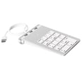 thumbnail image 1 of Mini Numeric Keypad Keyboard 18 Keys Numeric Key Pad Numpad Number Pad with 3 Ports USB Hub for Laptop Desktop PC, 1 of 5