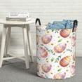 thumbnail image 6 of Sikiie colorful easter eggs Print Round Dirty Clothes Basket, Waterproof Standing Foldable Storage Basket, for Laundry Room, Bedroom, Bathroom Storage-Small, 6 of 6