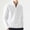 White, variant on Bcfgryg Male Casual Simple Bottom Sweater Solid Color Warm Wool Knit Half Zip Long Sleeve Sweater Men Sweaters Black L