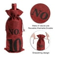 thumbnail image 3 of TOP! 1 to 10 Burlap Wine Bags Blind Tasting,Wine Wedding Table Numbers,Wine Tasting Bags,,Christmas,10 Pcs,Red, 3 of 4