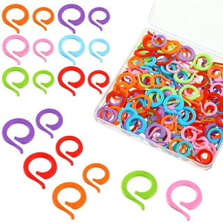 Yoker 300 Pieces Knitting Crochet Locking Stitch Markers Stitch Needle Clip Counter 10 Colors