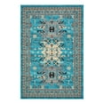 thumbnail image 3 of Unique Loom Taftan Collection Area Rug - Oasis (6' 1" x 9' Rectangle Turquoise/Black), 3 of 7