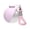 Pink, variant on BXIRSM 2026 New Portable Dog Water Bottle with Bowl,10oz 304 Stainless Steel Leakproof Puppy Dispenser,2-in-1 Travel Essentials for Small Dogs(Pink)