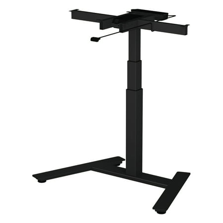 Alera AdaptivErgo 1-Column Electric Adjustable Table Base, 24.75" to 43.25"H, Black
