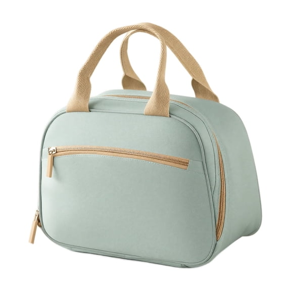 Insulated Lunch Bag | Reusable Insulated Lunch Tote for Work, Lunch Bag for Women, Leakproof Oxford Cloth, Light Blue