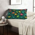thumbnail image 6 of Salouo Colorful Dinosaurs Print Print Pillow Case Cover,Wrinkle-Free Bed Pillow Cover Pack of 1 Home Decor Fade-Resistant and Stain-Resistant ,Pillows Not Included -20"x30", 6 of 8