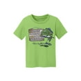 thumbnail image 1 of Gone Fishing With Daddy Kids Cotton T-Shirt - Lime Green - Large, 1 of 1
