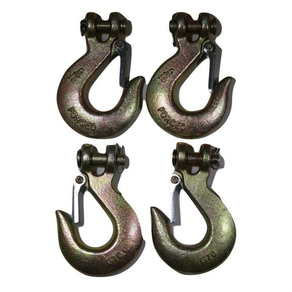 Clevis Slip Hook 5/16" with Latch - Grade 70 | QTY 4