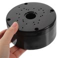 thumbnail image 4 of BRIGHTFUFU 2 uds caja de conexiones soporte de montaje en pared Universal para cámara de seguridad, caja de conexiones redonda de Cable oculto impermeable para techo de pared, 4 of 7