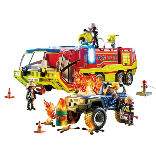 for ikke at nævne minimal Den fremmede PLAYMOBIL Fire Engine with Truck - Walmart.com