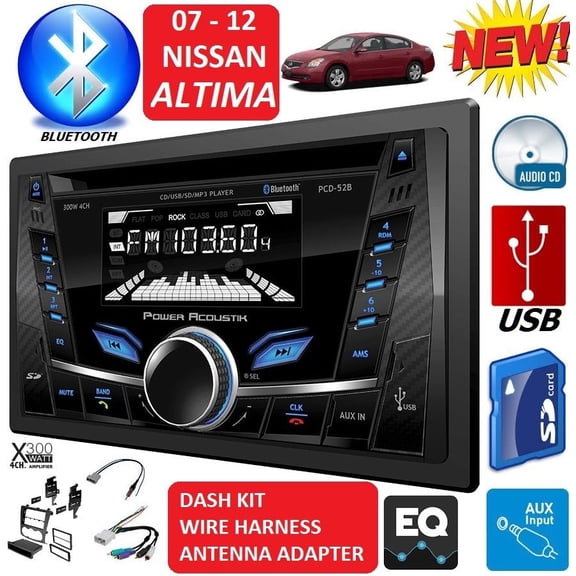 07 08 09 10 11 12 CD BT BLUETOOTH Car Stereo Radio double din