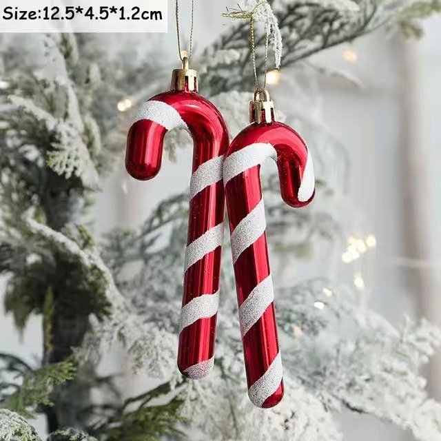 2 piezas de adornos navideños, adornos creativos para árbol de Navidad, bola de Navidad, personal ceremonial