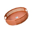 thumbnail image 3 of Xingzhi Anti-Skid Turntable Spice Rack Bathroom Storage Tray Organizer Container Orange L, 3 of 8
