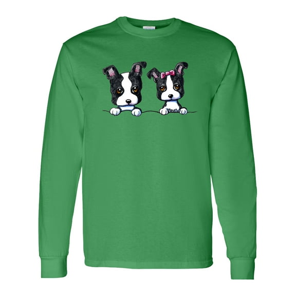Inktastic Boston Terriers (dark Apparel) Long Sleeve T-Shirt