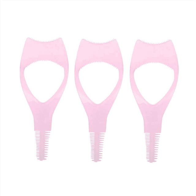 Eyelashes Tools Mascara Shield Applicator ,Eyelash Tool Upper Lower Eye Lash Mascara Guard Applicator Pink