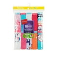 thumbnail image 3 of Hanes Girls' Tagless Super Soft Cotton Brief Underwear, 10 pack, Sizes 4-16, 3 of 5