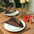 thumbnail image 3 of Satin Native Fab Cotton Dinner Napkin Autumn Bloom Dance Reusable, 3 of 8