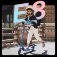 thumbnail image 5 of Restored Segway Ninebot ZING E8 Electric KickScooter for Kids, 8.7 mph, 150 Watts, Blue, 5 of 9