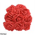 thumbnail image 1 of Rosa Artificial de espuma con varilla para decoración del hogar, 10/20/25/30 piezas, 8cm, ramo de decoración de boda de Arte de flores falsas para interior, 1 of 4