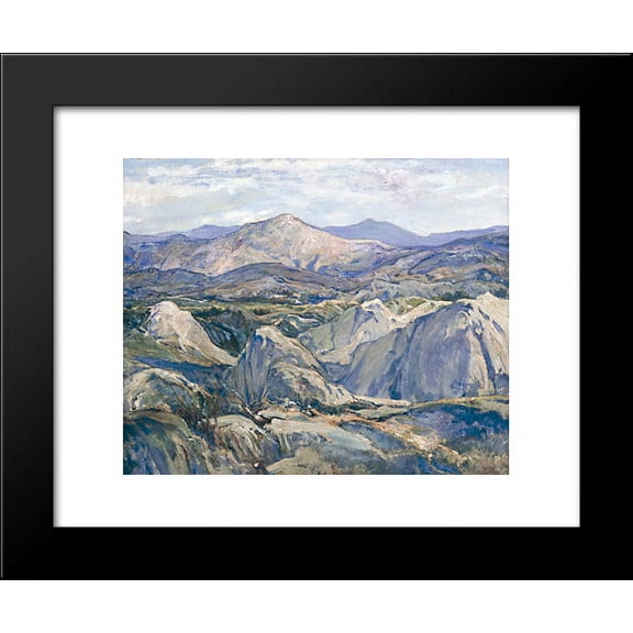 Mountains 20x24 Framed Art Print by Reiffel, Charles
